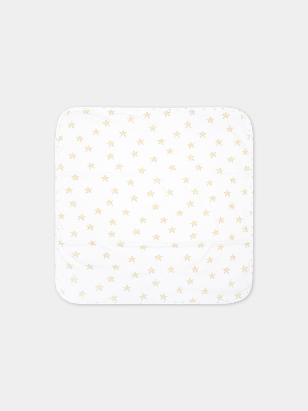 Ivory blanket for babykids with starfish